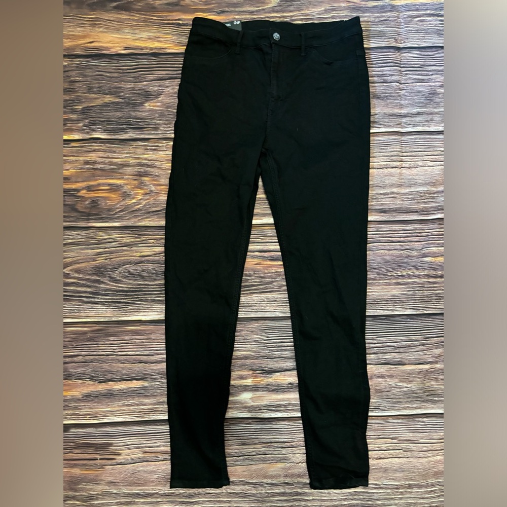 Divided by H+M Super Skinny High Waisted Black Jeans (NWT) Size 12